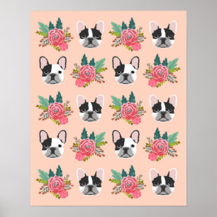 Poster Le Chien à la française face à l'art du Chien à la