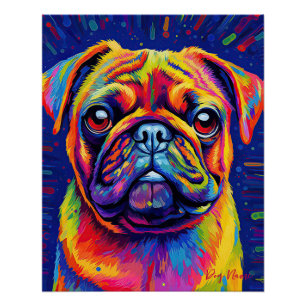 Poster Le chien Carlin 004 - Zetton Ziana