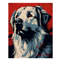 Le chien des Grands Pyrénées, rouge et noir 004 -