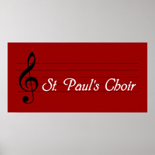 Poster Le choeur de St Paul