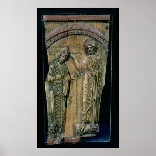 Poster Le Christ couronnant l'empereur Constantine VII