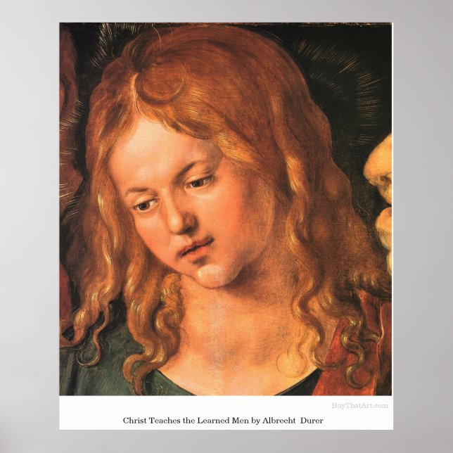Poster Le Christ enseigne aux hommes instruits par Albrec (Devant)