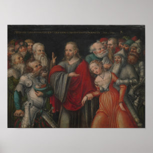 Poster Le Christ et l'adultère