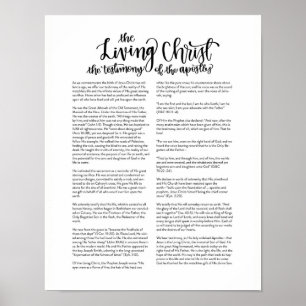 Poster Le Christ vivant