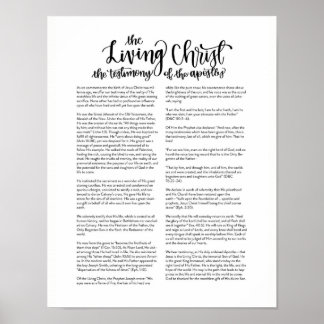 Poster Le Christ vivant