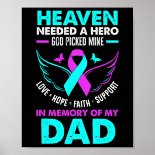 Poster Le ciel a besoin de héros Dieu a pris le mien papa