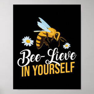 Poster Le Ciel D'Abeille Dans Votre Abeille Honey Bee Pun