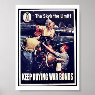 Poster Le ciel est la limite, continuer à acheter des obl
