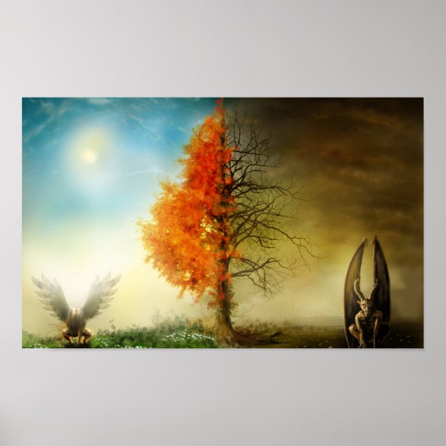 Poster Le ciel et l'enfer (Devant)
