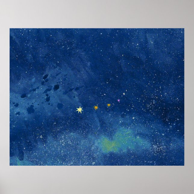 Poster Le ciel étoilé (Devant)