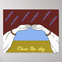 Le ciel pacifique "jaune et bleu" de l'Ukraine