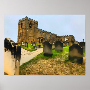 Poster Le cimetière Whitby St Mary’s Church