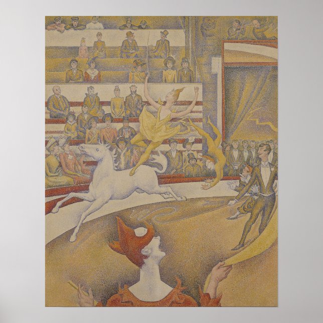 Poster Le cirque, 1891 (Devant)