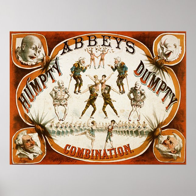 Poster Le cirque de combinaison à vide et vide de l'abbay (Devant)
