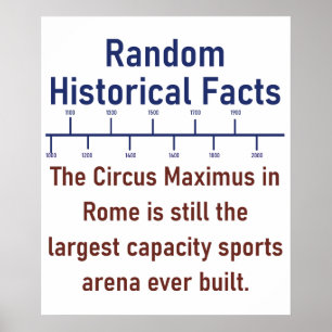 Poster Le Cirque Maximus À Rome - Histoire