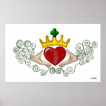 Le Claddagh (couleur complète)