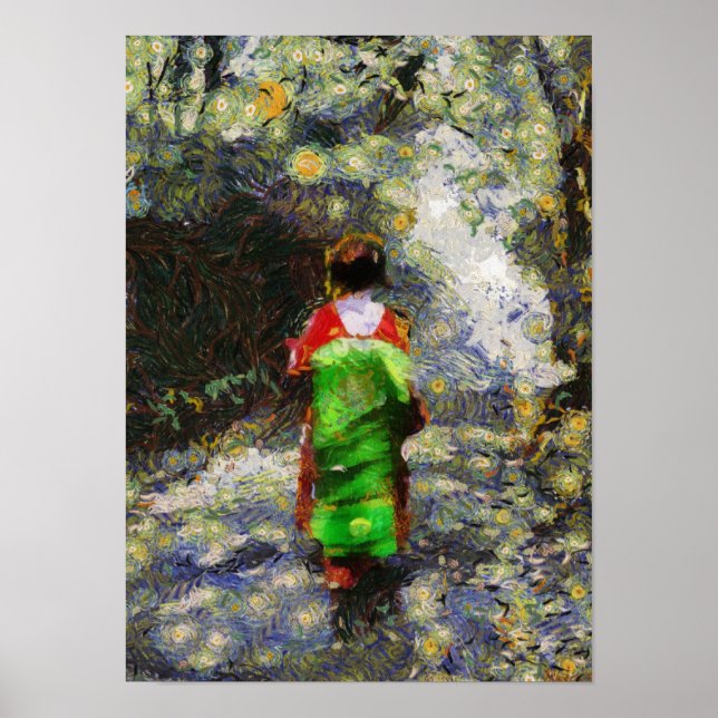 Poster Le clair de lune Maiko (Devant)