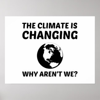 POSTER LE CLIMAT CHANGE