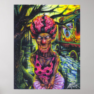 Poster Le clown - imprimer