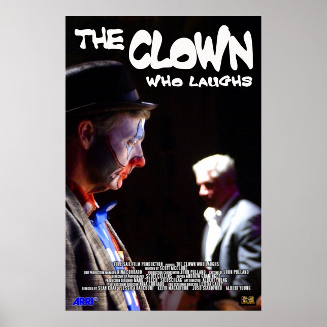 Poster Le Clown qui rit (Devant)