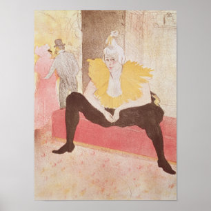 Poster Le Clowness Cha-U-Kao posé, 1896