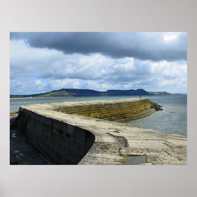 Poster Le Cobb Lyme Regis (Devant)