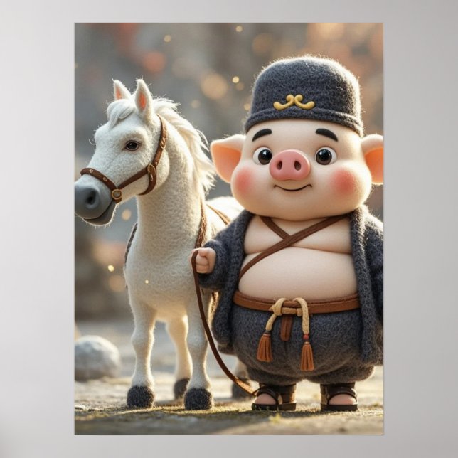 Poster Le cochon et sa marche : Voyage de Whimsy (Devant)