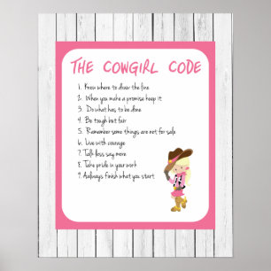 Poster Le Code Cowgirl