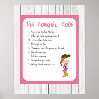 Poster Le Code Cowgirl