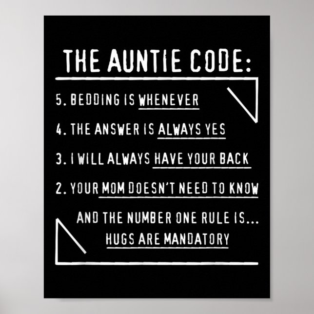 Poster Le Code Tante Noël Présent De Niece Nephe (Devant)