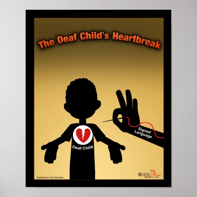 Poster Le coeur de l'enfant sourd (Devant)