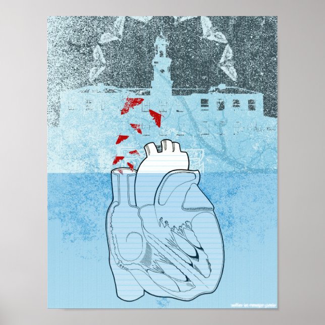 Poster le coeur humain (Devant)