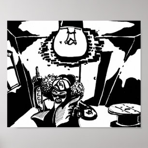 Poster Le Coin Communiste Noir