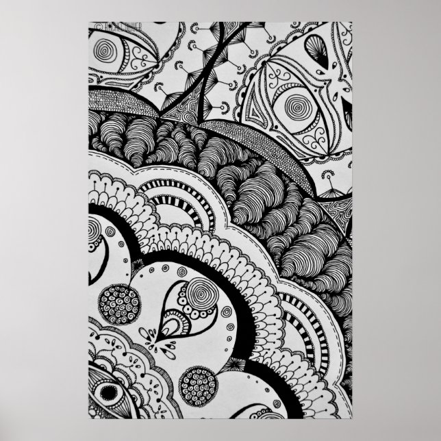 Poster Le coin Mandala. (Devant)