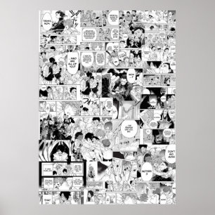 Poster Le collage promis de terre jamais