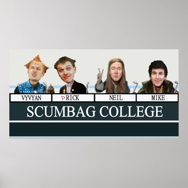 Poster Le collège Young Ones Scumbag (Devant)