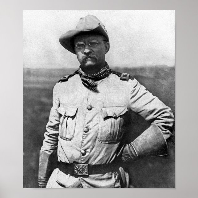 Poster Le colonel Theodore Roosevelt (Devant)