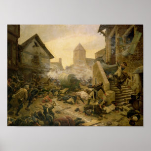 Poster Le combat à Cholet ou le suicide du général