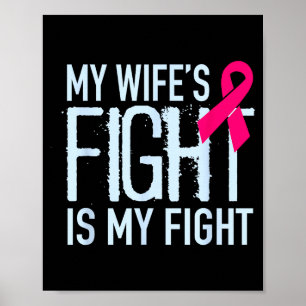 Poster Le combat de ma femme est mon combat soutien contr