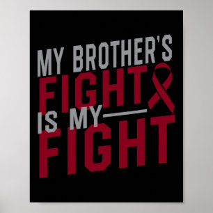 Poster Le combat de mon frère est mon combat contre l'ané
