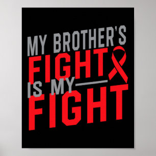 Poster Le combat de mon frère est mon combat Sensibilisat