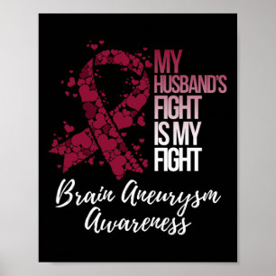 Poster Le combat de mon mari est mon combat de l'Aneurysm