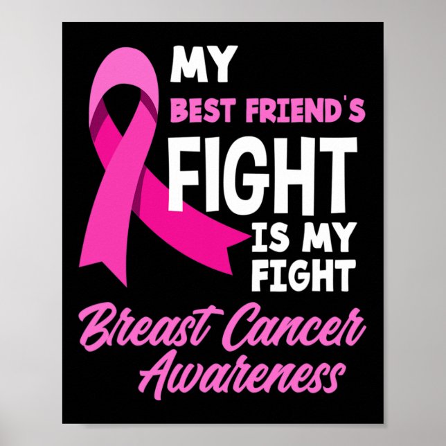 Poster Le combat de mon meilleur ami est mon combat cance (Devant)