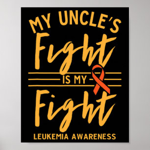Poster Le combat de mon oncle est ma lutte contre la leuc