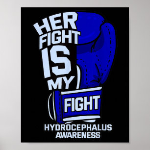 Poster Le combat est mon combat contre l'hydrocéphalie