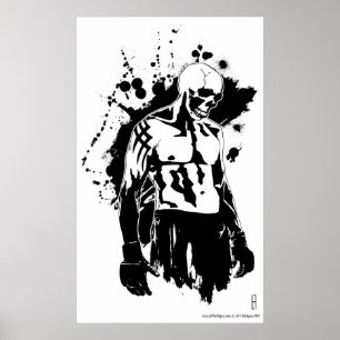 Poster Le combattant foncé