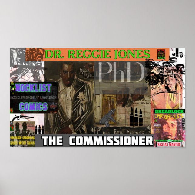 POSTER LE COMMISSAIRE - REGGIE JONES (Devant)