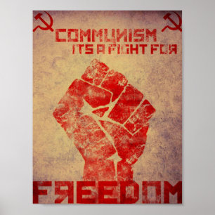 Poster Le communisme est une lutte