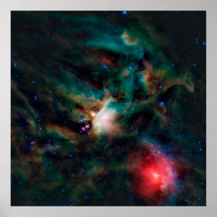 Poster Le Complexe Nuageux De Rho Ophiuchi.