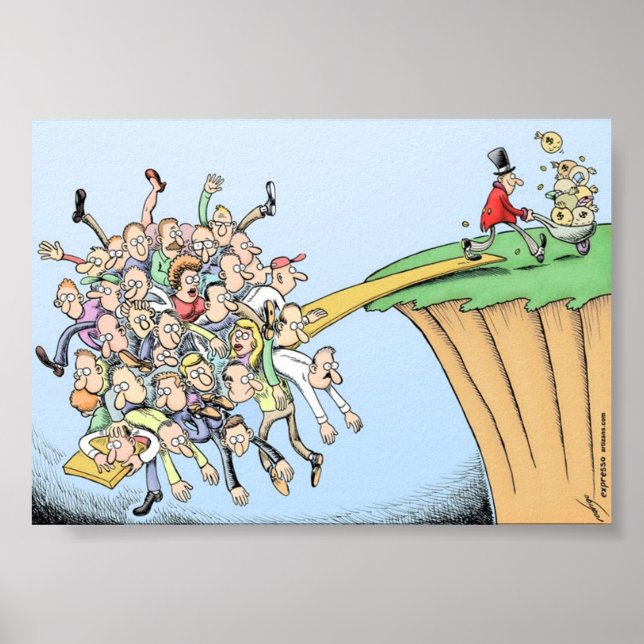 Poster Le complot de la grande récession (Devant)